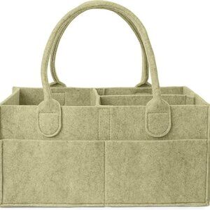 Mr. Pen Baby Diaper Caddy Organizer Bag Portable Soft Sherpa Nursery Basket New